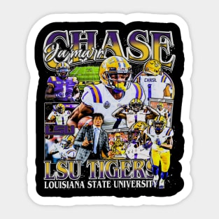 Jamarr Chase College Vintage Bootleg Sticker